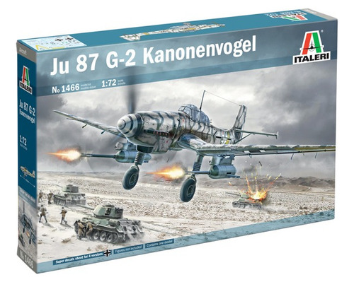 Junkers Ju 87 G-2 Stuka Kanonenvogel - 1/72 - Italeri 1466