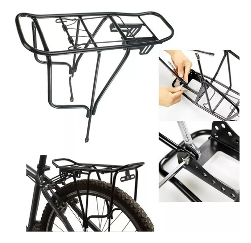 Parrilla Bicicleta Aluminio Freno Disco Y Vbrake / Force