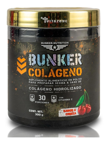 Colágeno Hidrolizado Cereza 300 Grs Bunker