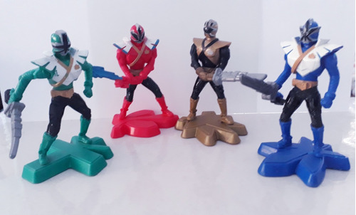 Set Figuras Power Rangers Super Samurais Mcdonald's 2013. C3