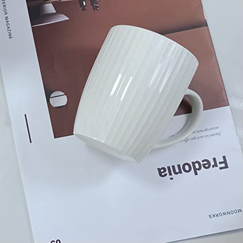 Tazas De Porcelana De 11 Onzas, Juego De 6 Tazas De Café Par