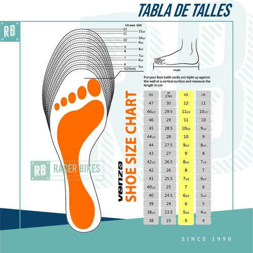 Imagen 2 de 8 de Zapatillas Bicicleta Mtb Ciclismo Venzo Vsx Pro - Racer