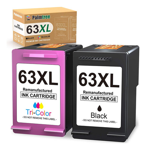 Cartuchos Alternativos 63xl X2 P/hp Officejet 3830 4650 5255