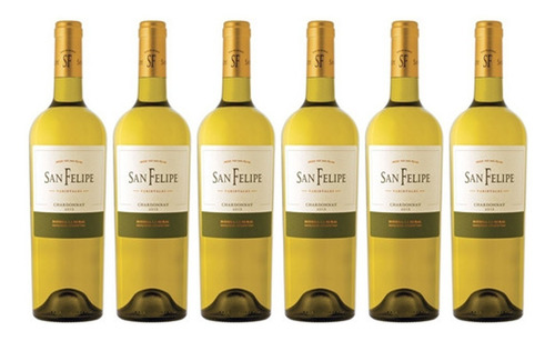 Vino San Felipe Chardonnay X750cc Caja X6