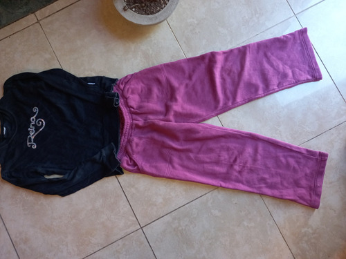 Conjunto De Dos Piezas De Remera Y Joggins ,nena Talle 6