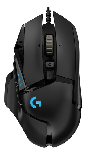 Mouse
gamer de juego inalámbrico recargable Logitech G Series Lightspeed G502 negro