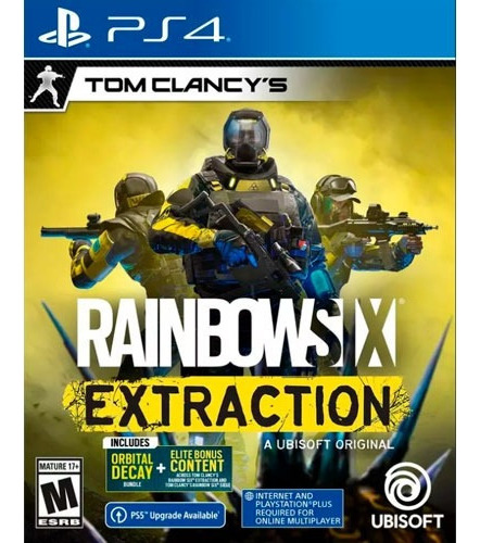 Mídia física selada Tom Clancy's Rainbow Six Extraction Ps4