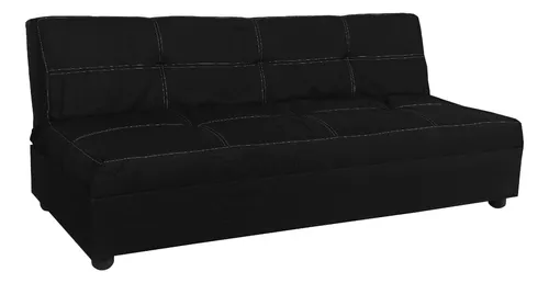 Sofa cama Plegable Matrimonial en Lino Gris Oxford con Portavasos Mobydec  Mobydec Ankor Sofa cama Plegable minimalista