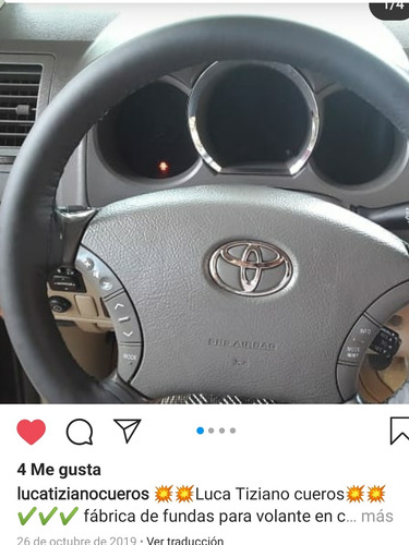 Cubre Volante Hilux Cuero Vacuno Genuino Ltcueros