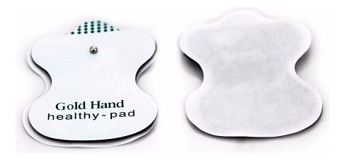 Kit Eletrodos Pads P/ Aparelhos Fisioterapia Tens - 4 Pares Cor Branco