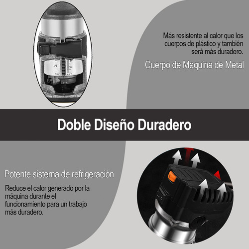 Tupia Manual Laminadora Profissional Com Jogo Fresas 15 Pçs