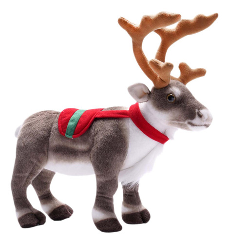 Muñeco De Alce De Peluche De Reno De Navidad, 42cm