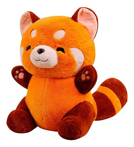 M Muñeca De Peluche Con Lindo Panda Rojo De 9 Pulgadas For