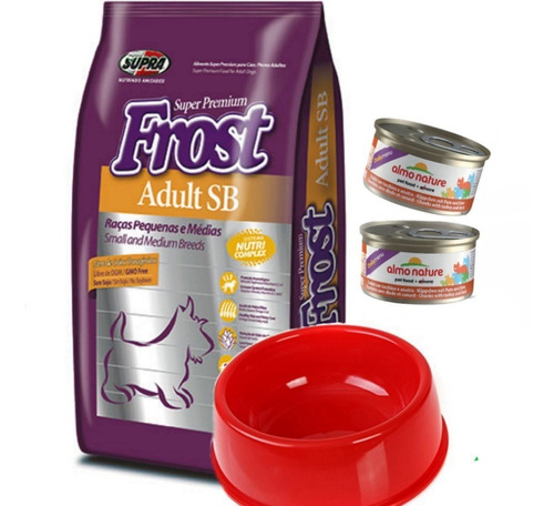 Frost Perro Adulto Sb Raza Pequeña 14kg Con Plato* Y Pouch