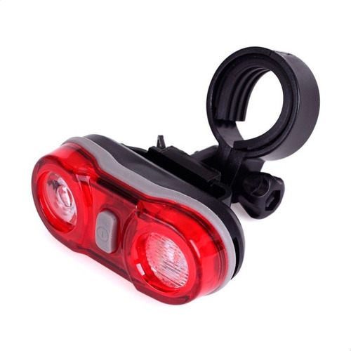 Luz Bicicleta Trasera 2 Led Rojos Super Brillantes Um Lights