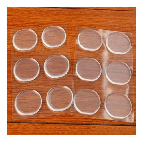 Protetor Antimpacto Silicone Adesivo Gota Multiuso 24pç 19mm