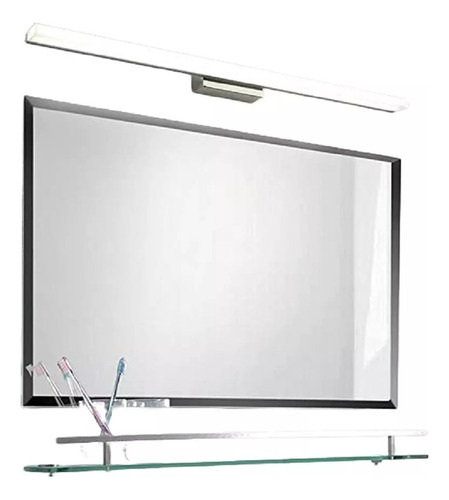 Lámpara Barra 80cm Led Artefacto - Espejo 16w Luz Cálida