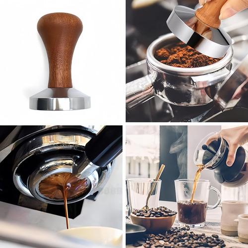Z, Herramienta Prensado Con Mango Apisonador Para Café