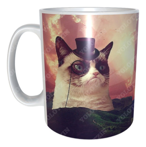 Taza Taza Gato Meme Grumpy Cat Nope M46nombreycajaregalo