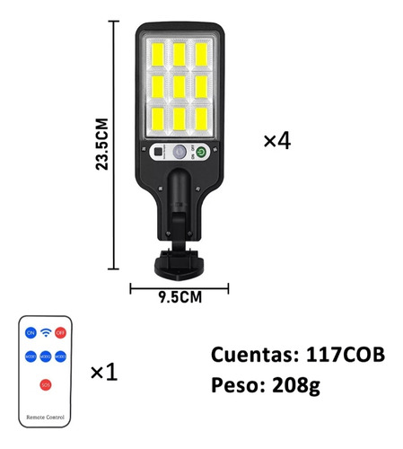 Lámparas Solares Led Focos Para Exterior 4 Focos Juego De 4