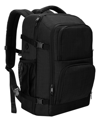 Mochila De Viaje Para Laptop De 40 Lt Unisex- Negro