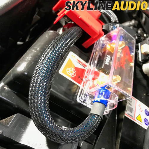 Imagen 5 de 7 de Nylon Malla Cubre Cable Piel De Serpiente 12mm X-1m 3d Audio