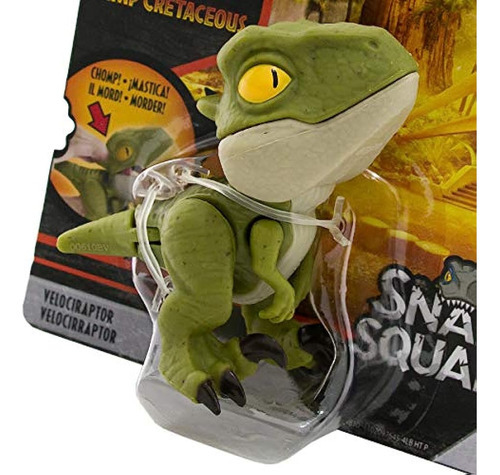 Figura De Velociraptor Verde De Jurassic World Camp Cretáci