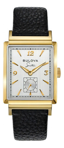 Relógio Bulova Sinatra My Way Quartz 97a158 Retangular