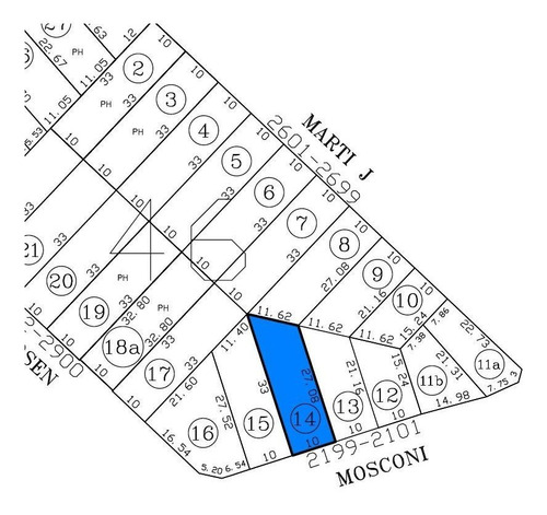 Imagen 3 de 4 de Lote Propio - 10 X 30 - Ideal Proyecto Inmobiliario Y/o Vivienda - Zon