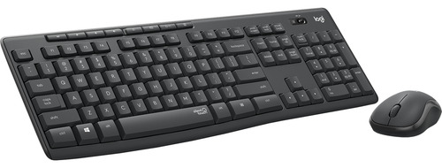 Combo De Teclado Y Mouse Mk295 Inalámbrico Grafito