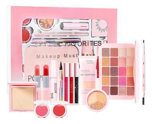 Kit De Maquillaje Todo En Uno, Juego De Regalo De Maquillaje