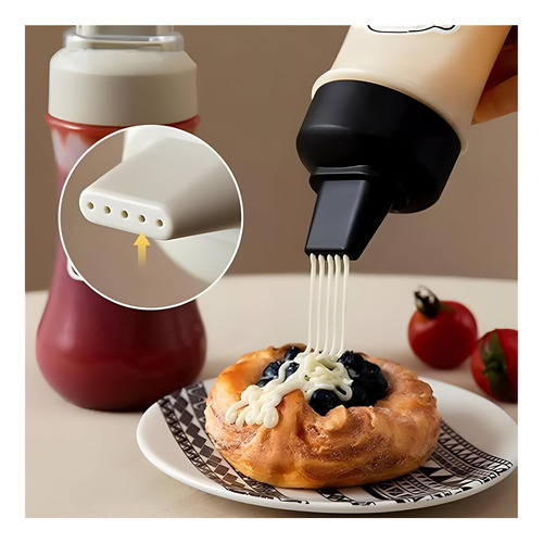 Dispensador De Condimentos Exprimibles Con 5 Orificios Sprin