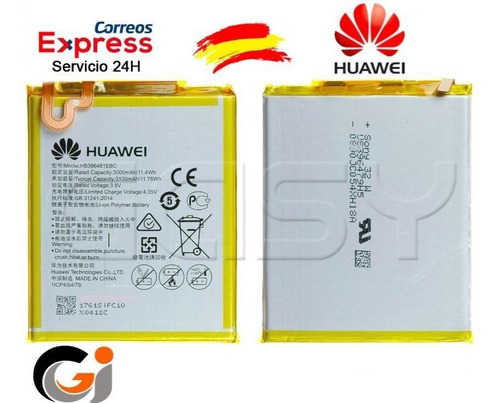 Imagen 1 de 1 de Bateria Original Huawei Gw Y6-2 Honor 5x G8 Rio Hb396481ebc