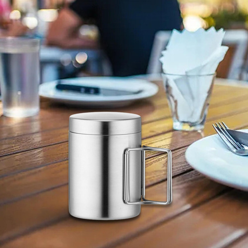 Taza De Acero Inoxidable For Acampar, Taza De Té Con 400ml