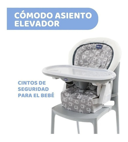 Imagen 4 de 10 de Silla De Comer Bebe Chicco Polly Progres5