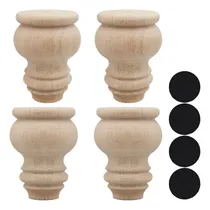 Comprar Patas De Madera Maciza Para Armario, Sofá Juego De 4