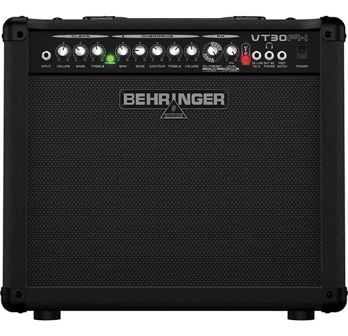 Amplificador De Guitarra Behringer Virtube Vt30fx De 30 W, Color Negro