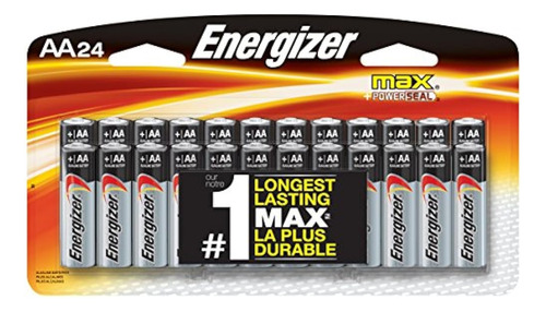 Baterías Energizer Aa, Batería Alcalina Máxima Doble A (24 U