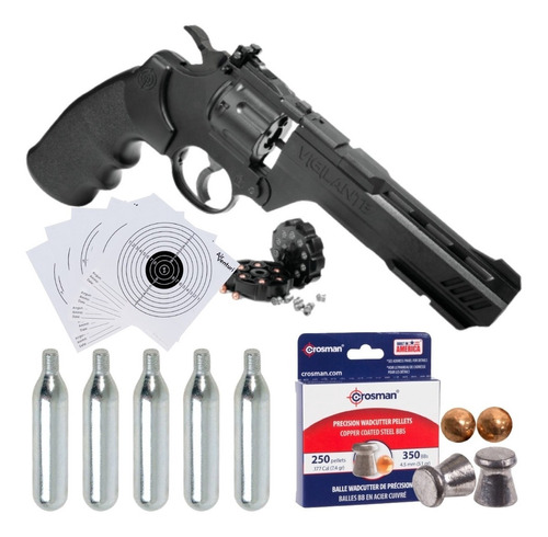 Revolver Crosman Vigilante Marcadora Dual Co2 .177 Xchws P