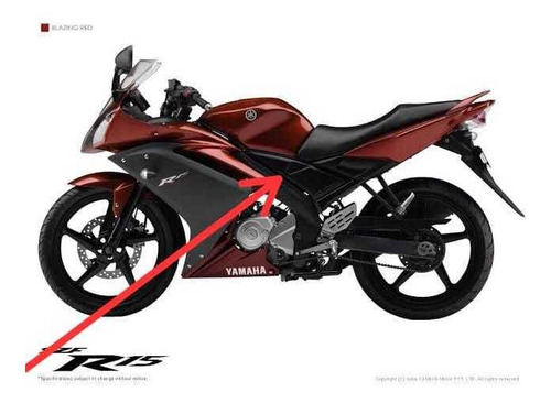 Tapa Lateral Izquierda Original Moto Yamaha R15 V1 (Usado)