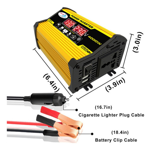 Y Inversores Ac110/220 Volt Inversores Sinewave Dc12volt