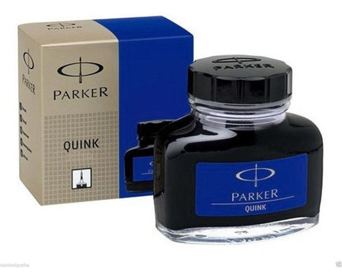 Tinta Parker Quink 57ml Azul Para Embolo - Frasco Tintero