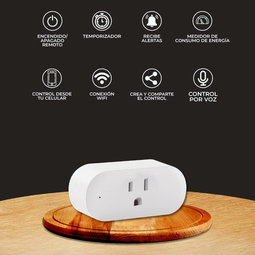Tecnolite Connect Enchufe Inteligente Wi-fi Con Medidor De