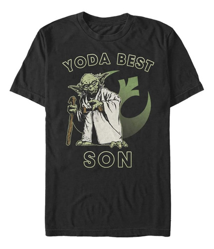 Star Wars & Tall Yoda Best Son Polera De Manga Corta Para 