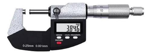 Micrómetro Digital 0-25mm Electrónico Digital Exterior