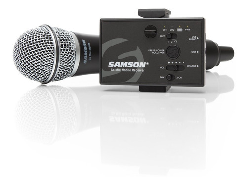Imagen 4 de 6 de Samson Go Mic Mobile Sistema Inalámbrico Mano Para Celulares
