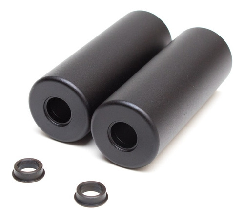 Par De Pegs Bmx Aluminio + Adaptadores Eje ¡livianos! 100mm