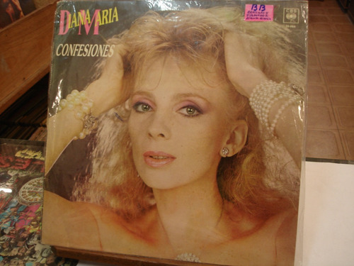 Diana Maria Confesiones Autografiado   Disco Lp Vinilo    B