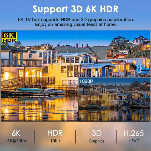 T95 Android Tv Box 2023, 6k Tv Box Android 12.0 Tv Box 4gb R