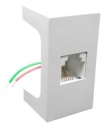 Tomada Interfone Telefone Rj 11 2 Fios Linha Home Blux Cor Branco